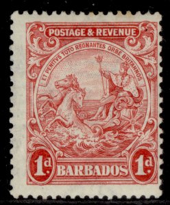 BARBADOS GV SG231c, 1d scarlet, M MINT. Cat £15. PERF 13½ X 12½