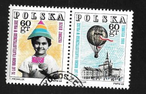 Poland 1968 - U - Pair - Scott #1592A