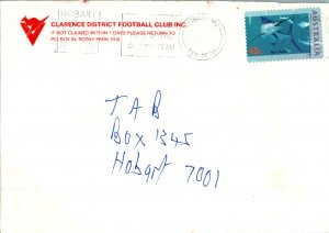 Australia Cover Black martin Clarence District Football Club to Hobart