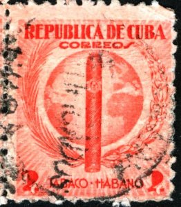 CUBA #357, USED PAIR - 1939 - CUBA388