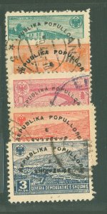 Albania #373-4/376-8 Used