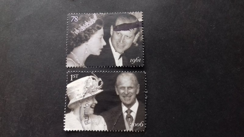 Great Britain 2007 The Diamond Wedding Anniversary Used