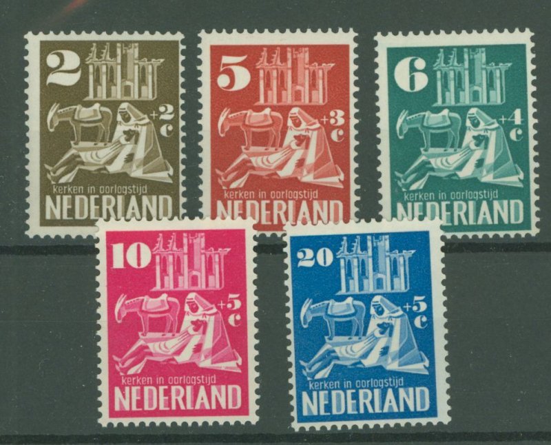 Netherlands #B214-218  Single (Complete Set)