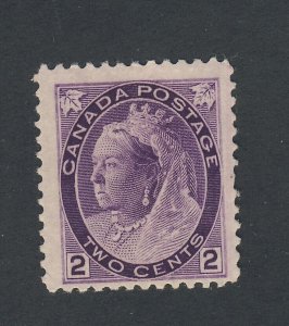 Canada Victoria Numeral Stamp #76-2c MGD F/VF Guide Value= $50.00