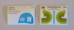 UN, NY - 320-21, MNH Set. Peace Keeping. SCV - $0.65