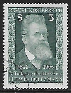 Austria # 1184 - Ludwig Boltzmann - used.....{BLW17}