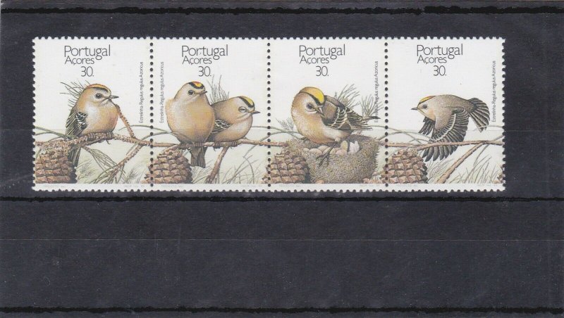 AZORES SET BIRDS (1989)   MNH