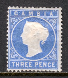 Gambia - Scott #8 - MH - Thin, creasing - SCV $80