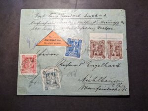 1920 Marienwerder Cover to Muhlhausen Germany