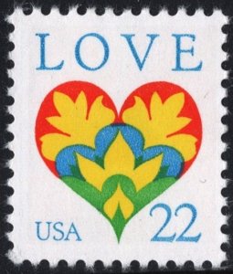 SC#2248 22¢ Love Single (1987) MNH