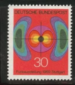 Germany Scott 1005 MNH** 1969 Electromagnetic field stamp