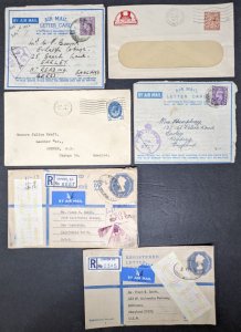 25 Great Britain covers 1850s-1950s inc registered, military, 1/d bantam [Y.52]