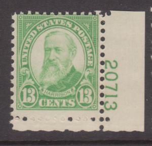 694 Single with Plate #  MNH   