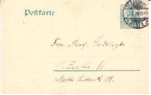 Germany 5 Pf. Postal Card Strassburg CDS  1909