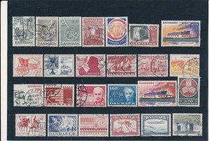 D397008 Denmark Nice selection of VFU Used stamps