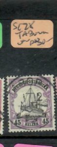 GERMAN EAST AFRICA  (P3006B)  BOAT  45 H    SC 28  TABORA   CDS     VFU 