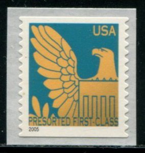 3798d US (25c) Presorted Eagle SA coil, MNH sgl dated 2005