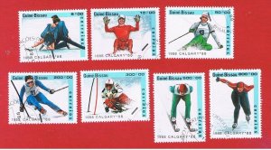 Guinea-Bissau #704-710  VF used   Olympics  Free S/H