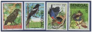 Senegal 2006 The birds Red throat crow magpie nightingale 4 val. RARE MNH