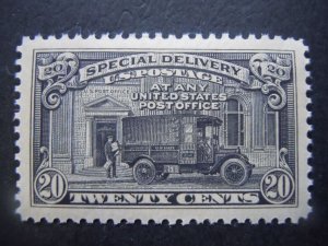 1925 #E14 20c Mail Truck Special Delivery MNH OG XF #4b Includes New Mount