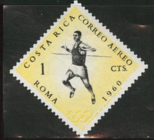 Costa Rica Scott C303 Olympic airmail from 1960 MH*