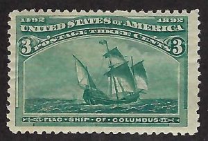 US Scott #232 Mint NH OG F-VF