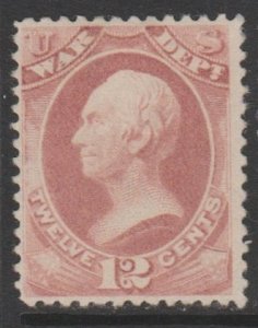 U.S. Scott #O119 Clay - War Dept. - Official Stamp - Mint Single