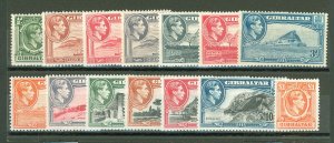 Gibraltar #107-18 Mint (NH) Multiple