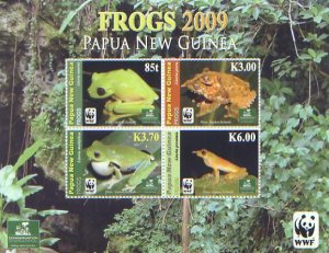 Frogs-WWF,  S/S 4,  PAPU09005