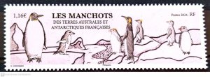 2024- TAAF/SFAT -FRENCH SOUTHERN TERRITORIES- PENGUINS   1V  MNH **A