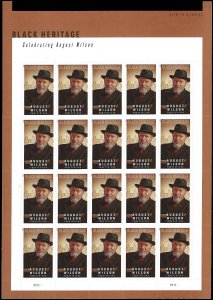 PCBstamps   US #5555 Sheet $11.00(20x{55c)August Wilson, (P11111), MNH, (2)