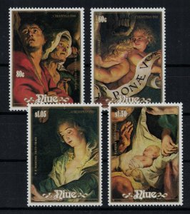 NIUE 1988 - Religious paintings / complete set MNH