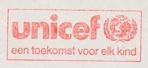 Meter cut Netherlands 1989 UNICEF - A future for every child