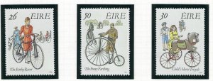 Ireland 824-26 MNH 1991 Bicycles (an8564)
