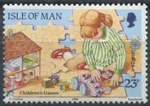 Isle of Man Sc#398 MNH, 23p multi, Europa (C.E.P.T.) 1989 - Children's Games ...