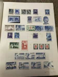 CANADA; 1938-1980s fine Mint & Used Collection on Album pages 100s