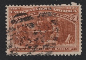 United States USED Scott Number 239  F-VF  -  BARNEYS