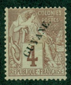 French Guiana #20  Mint  Scott $40.00