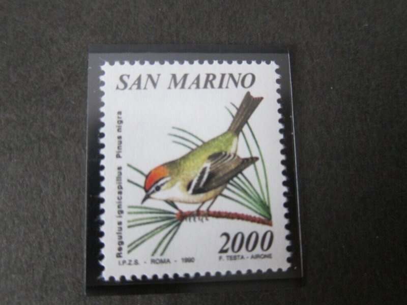 San Marino 1990 Sc 1220 Bird set MNH