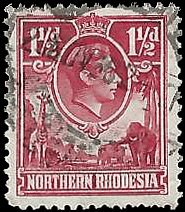 NORTHERN RHODESIA   #29 USED (1)