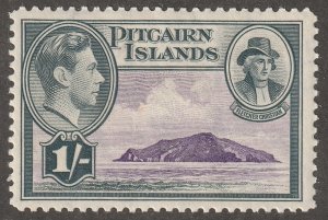 Pitcairn Islands, Scott#7,  mint, hinged,  1