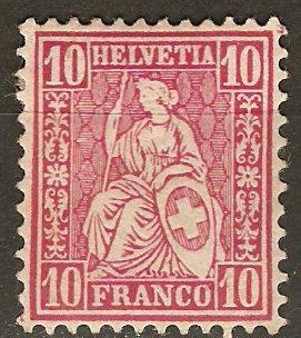 Switzerland 53 Mi 30 MLH VF 1867 SCV $4.25