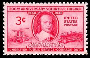 # 971 MINT NEVER HINGED VOLUNTEER FIREMEN TEMP