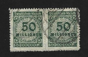 Germany Sc.# 303 used pair