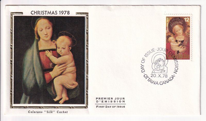 1978 Ottawa, Canada, Christmas, Colorano Cachet, FDC (S31047)