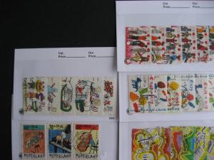 Netherlands 13 different complete semipostal sets used!