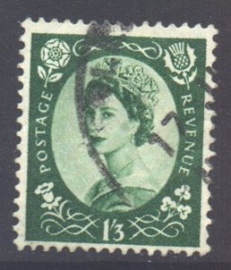 GB Scott 368 - SG585, 1958 Crowns 1/3d Wilding used