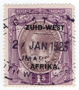 (I.B) South-West Africa Revenue : Duty Stamp 1/-