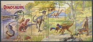 Australia    SC#  3991c  SG MS4067  Used Dinosaurs   with fdc  see details & ...