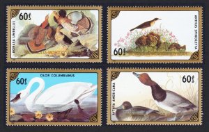 Mongolia Redhead Swan Grouse Pipit Birds 4v 1986 MNH SC#1547-1550 SG#1779-1782